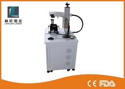 10 Watt 20 Watt Mini Fiber Laser Marking Machine For Stainless Steel Tag Printing