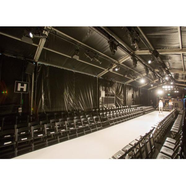 Large Black Roof 50m Warehouse Tent For Fashion Show