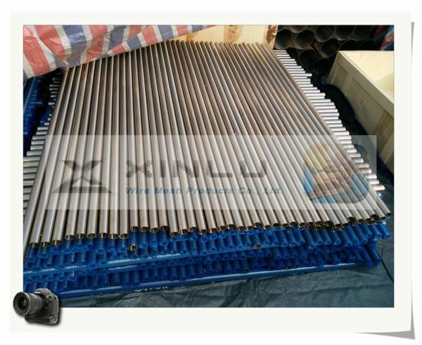φ33 Aisi 316l Perfect Round Johnson Wire Wrap Screen Tube Strainer Pipe Slot 50micron For Industrial Filtration