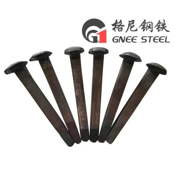 Railway Square Head Screw Spike Stable And Aligned Rail Fasteners