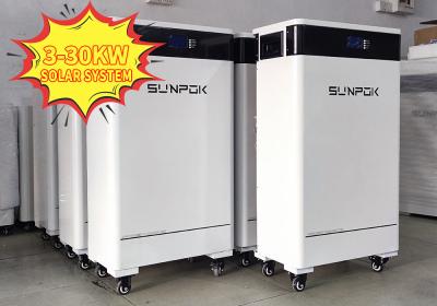Sistema solar híbrido industrial 15 kw 20kw 30kw 50kw 100kw Sistema solar 1000w 2000w 3000w