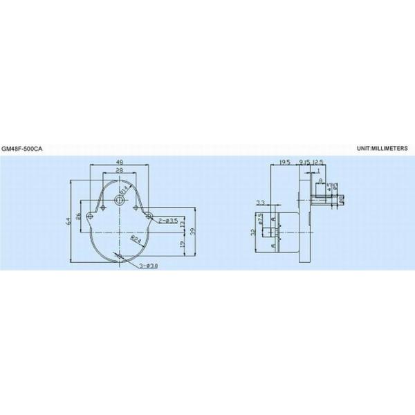 Мотор шестерни ДК пользы аппаратур точности, 24 представления конюшни мотора шестерни вольта