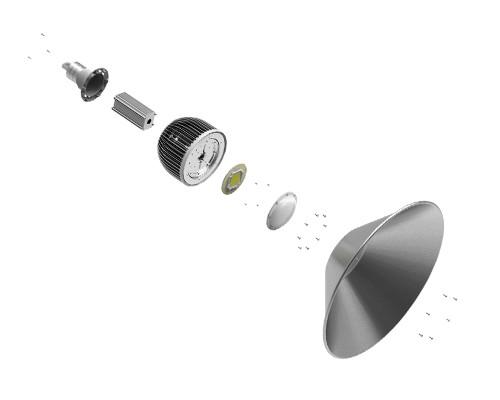 80W AC 100 - 270v 50 / 60Hz LED High Bay Lamps / High bay Light For Warehouses 60 90 120 degrees 160lm/w