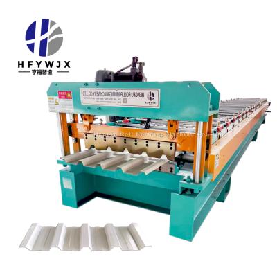 Hengfu IBR 686 Roof Sheet Roll Forming Machine with 40m/min Production Speed, 23