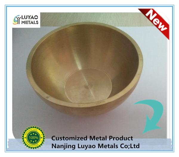 Brass Metal Spinning Parts Custom Per RFQ With CNC Machining