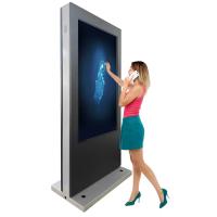 Kiosque d'écran tactile extérieur imperméable à l'eau IP65 de 55 pouces pour la ville intelligente