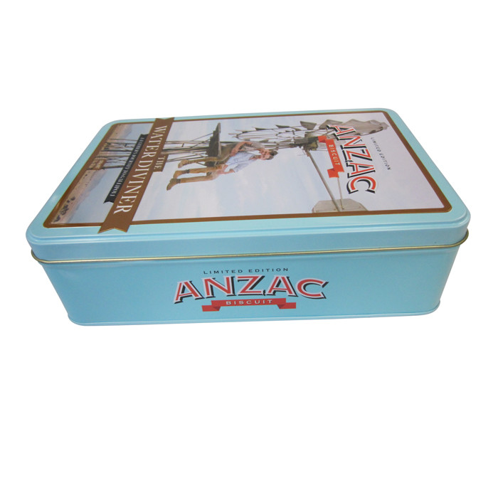 Pre-Roll Metal Child Proof Rectangular Tin Box For Medical Packaging