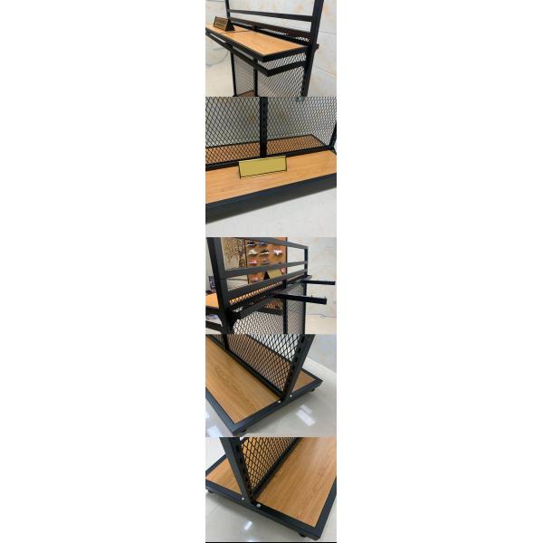 Double-sided Garment Display Retail Clothes Display Racks for Retail Clothing Shops