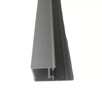A prata anodizou os materiais de construção de alumínio do metal do quadro de porta de grande resistência