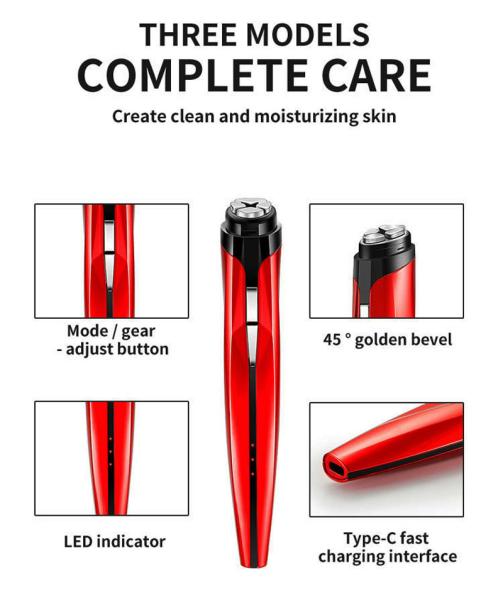 4 In 1 Portable Eye Beauty Machine Wrinkle Remover Ionic Magic Eye Wand