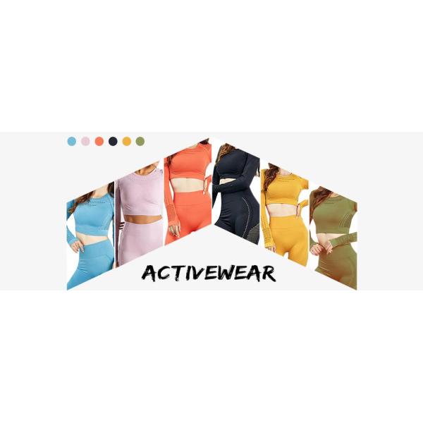 Двухкомпонентные женские спортивные фитнес-сооружения для йоги с 90% полиэстером 10% спандексами