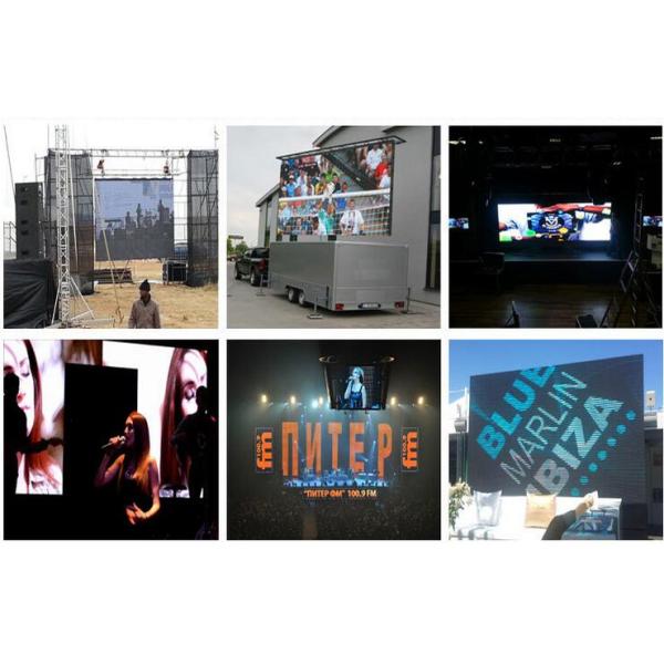 Commercial Advertising LED Video Wall IP67 Hire Ultrathin Energy Saving