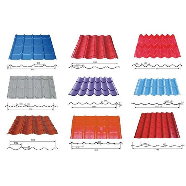 Color Prepainted Galvanized Coated Custom Corrugated Roof Sheet for House Frame Roof