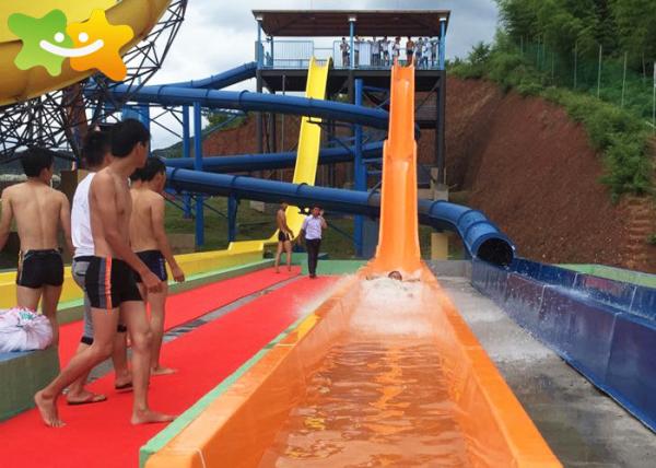 LLDPE Material Durable Large Fiberglass Water Park Spiral Water Slide Equipment