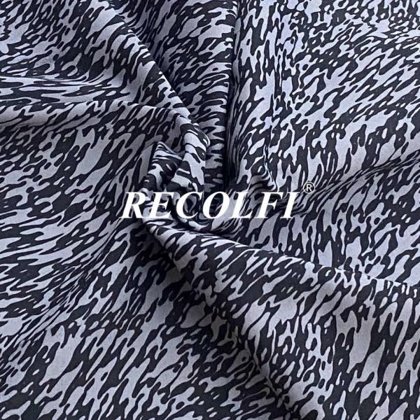 Anti Crease Glitter Printed Ladies Swimwear Fabric 100cm Width