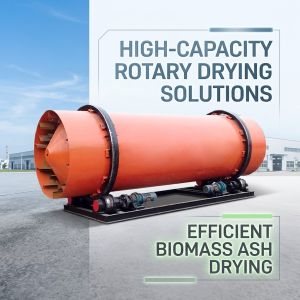 Sugarcane Bagasse Fly Ash Slurry Rotary Dryer Sludge Powder Rotary Dryer