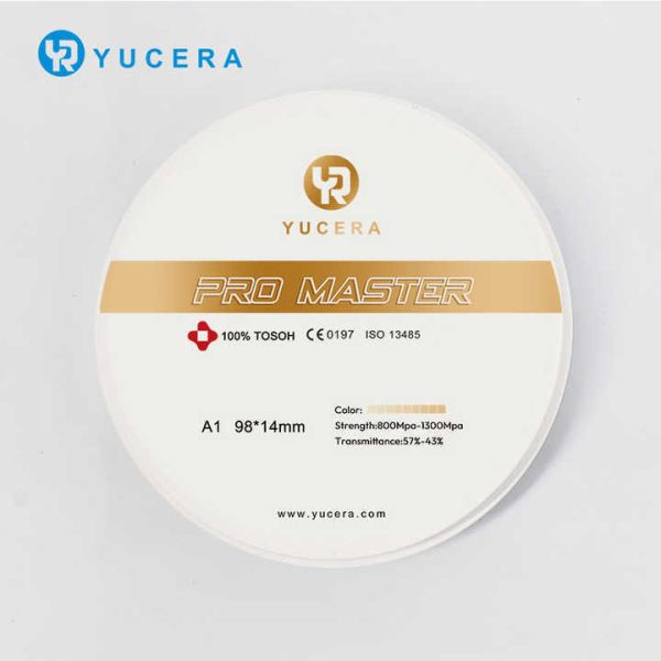 Yucera Factory Direct Dental Zirconia Block for CAD CAM Milling Machines
