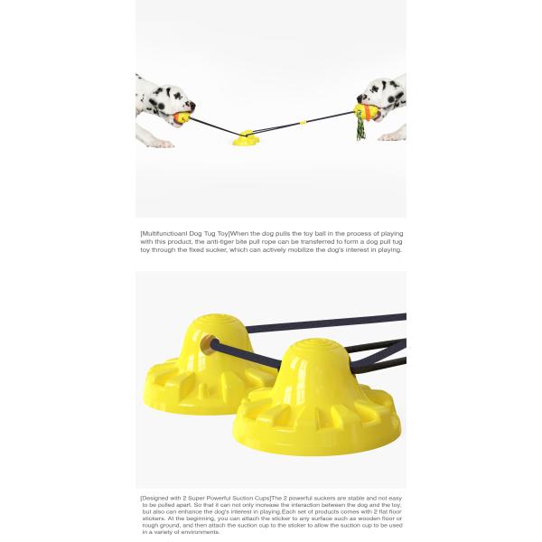 Зубы Drawstring высасывателя очищая игрушку распределителя собачьей еды шарика двойника игрушки собаки/TPR