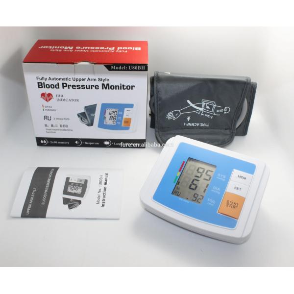 Automatic Blood Pressure Cuff Machine , Home Use Arm Blood Pressure Monitor