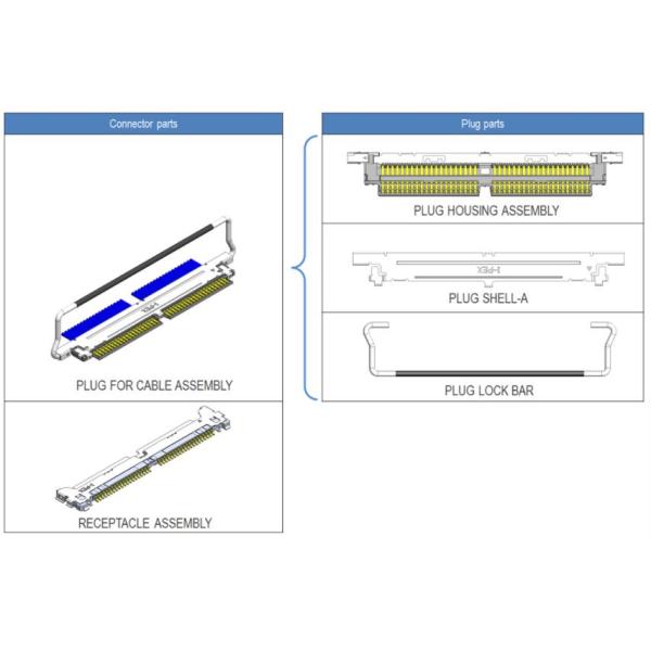 Micro Coaxial Cable Edp Flex Cable 0.4mm pitch 20728 20777 3298 3300 20729