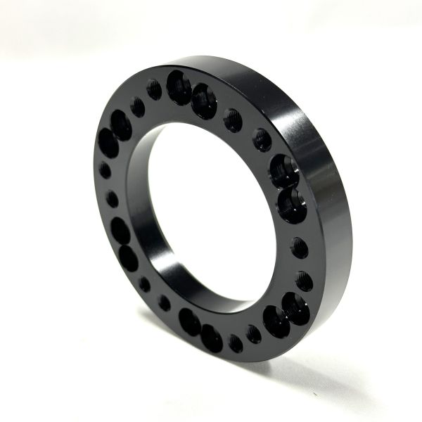12.5MM Aftermarket Quick Release Steering Wheel Adapter Spacer Forged 6061 Aluminum PCD 74mm