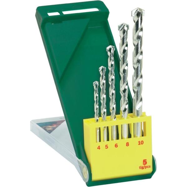 DIN Standard Masonry Drill Bit with Chrome Coating and Carbide Tip