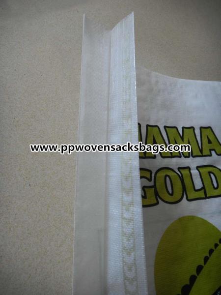 25kg BOPP Lamiated PP Woven Rice Bags / MAMA GOLD Multi-color Printed Rice Bags