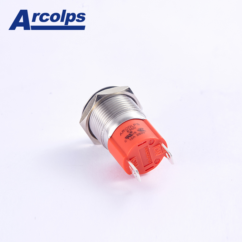 IP67 Remote Control Push Button Switch 16MM 10A 220V Max Voltage & Current