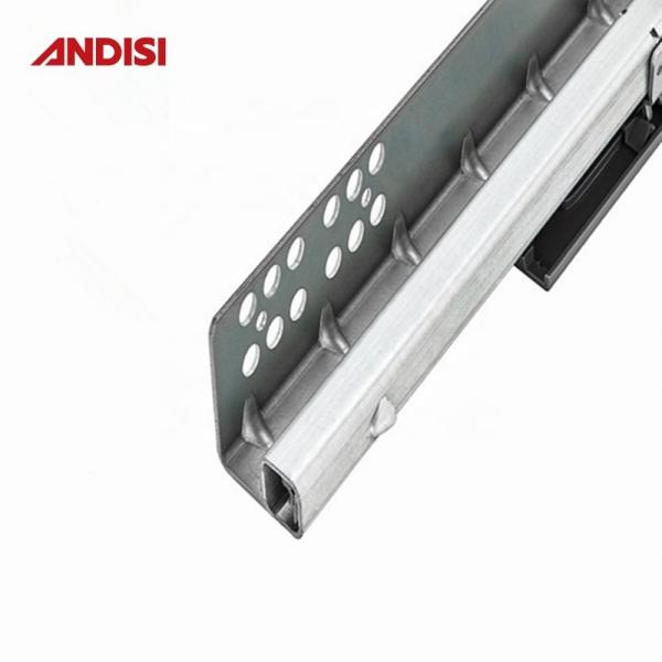 ANDISI V2 Undermount Drawer Slide Clips Soft Close for Single Extension Furniture Cabinets