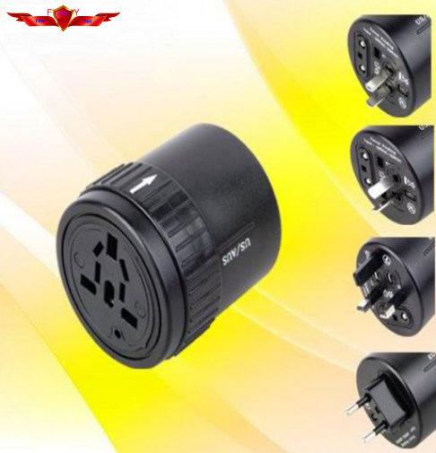 New Arrival Fire Retardant PC-V0 10A 250V AC Universal Adapter Euro US UK Adpater