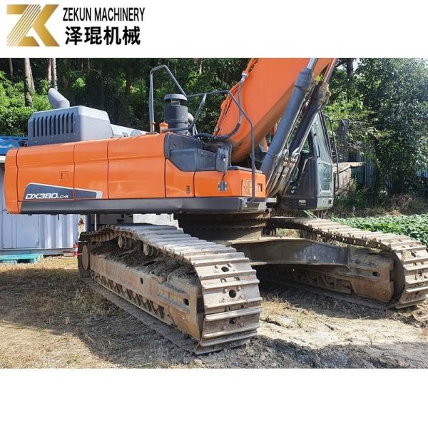 Excavadora usada Doosan DX380 DX380LC com capacidade de balde de 1,9 m3