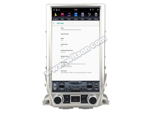 Tesla Vertical Android Screen For Toyota Land Cruiser 2016-2020 Car Multimedia Stereo GPS Carplay Player
