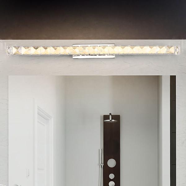 Белые света L33xW5xD8.5 зеркала тщеты Bathroom СИД роскошные K9 Кристл