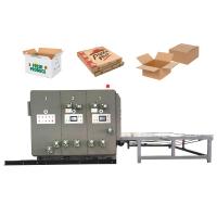 Impresora de cartón flexible de cadena de alimentación semiautomática, máquina de corte a presión, máquina de hacer cartón corrugado