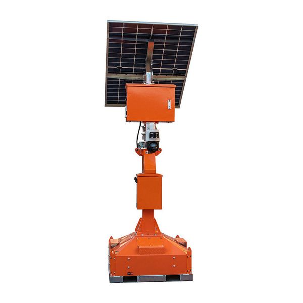 Simple Solar Light Tower Quick Deployment  Mast Height 3.5M Quick Deployment Telescopic Solar LED Light Tower