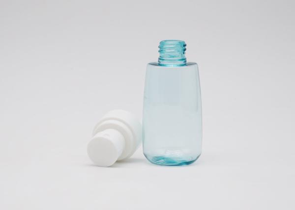 garrafa cosmética do pulverizador do tonalizador plástico colorido do animal de estimação 100ml para cuidados pessoais