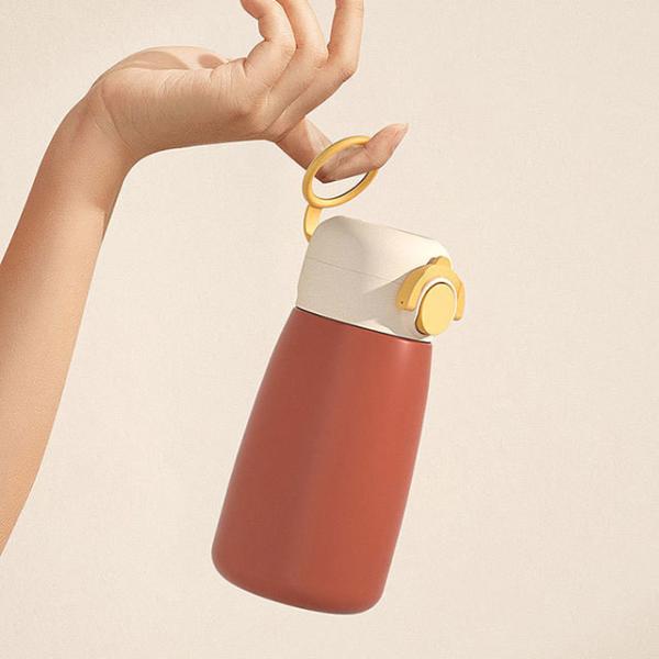 380ml Stainless Steel Lady's Thermo Flask Portable Vacuum Cup for Valentines Day Gift 2023