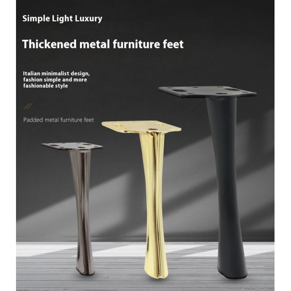 New Sofa Metal Legs Metal Furniture Accessories Anti-corrosion Furniture Leg Bed Cabinet Gold Sofa Parts