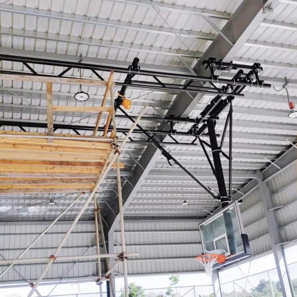 LDK Sports Equipment High Quality Backboard Ceiling Basketball Hoop Indoor Basketball Hoop From China Factory