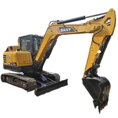 6 toneladas Máquina mini-excavadora usada Sany SY60C PRO 2021 anos
