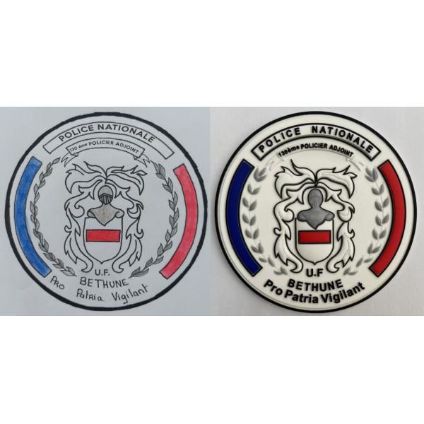 Embossed 3D Rubber Logo Badges Soft PVC Reflective Custom Patch for Army Military Hats