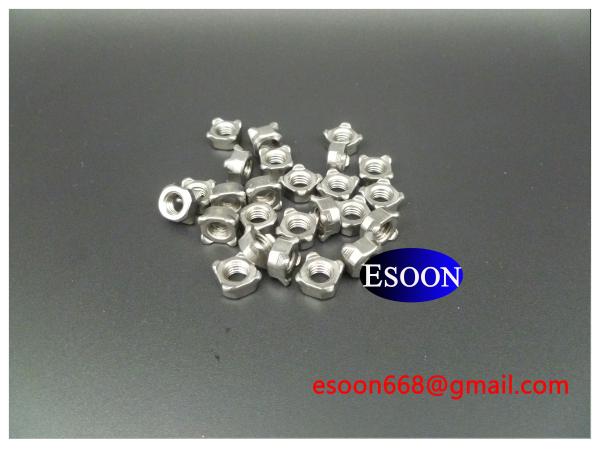 M5-0.8 Carbon Steel DIN 928 Square Weld Nut,Plain surface,Grade 8