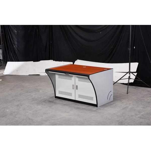 Home Office Control Center Desk Double Seat PC Desk with Laboratory Console and Platform