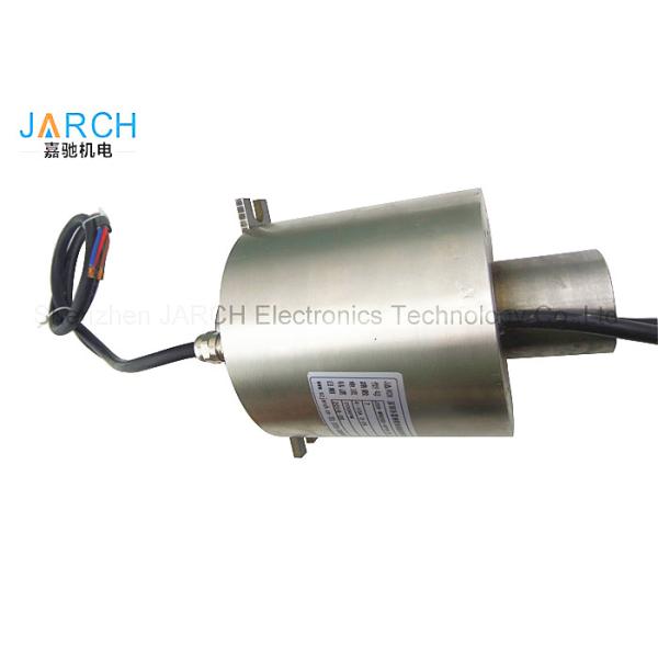 Shaft Mounted Through Bore Slip Ring 4 Circuits For Underwater 10 Meters Operation