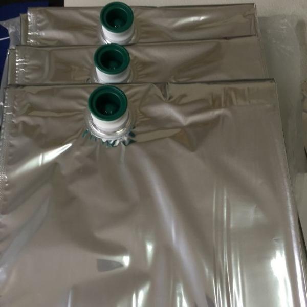 Leakproof Heat Seal Rectangular 220L Aseptic Bag In Drum With 1 Elpo Valve Nozzle