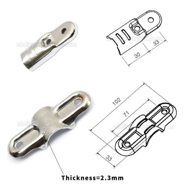 HJ-12 Galvanized Adjustable Angle Metal Pipe Joint in for PE Coated Pipe Rack System of 28OD Pipe