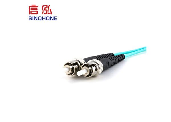 Duplex Fiber Optic Patch Cord , ST To ST Fiber Patch Cable UPC Polish Type  9/125 M
