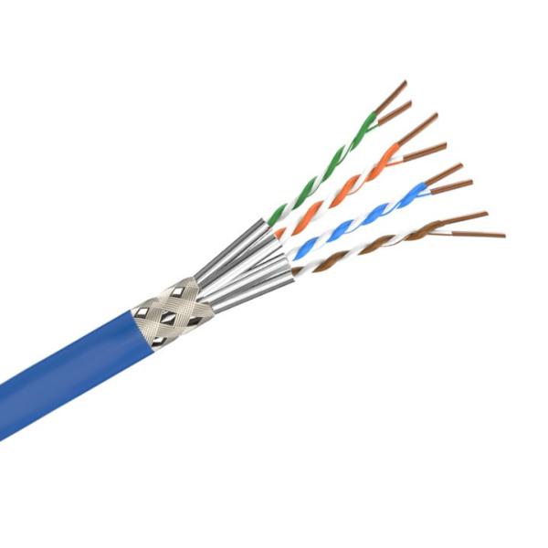22AWG LSZH SFTP CAT 8 Cable For Data Centers Industrial Networks