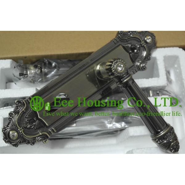 Interior Door Lock, European style mortise lock for timber door,Antique Brass finish lock