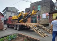 Base de chenille de Drilling Rig Portable Borehole Pile Auger de l'excavatrice KR50